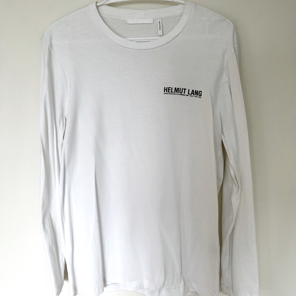 HELMET LANG LOGO LONGSLEEVE